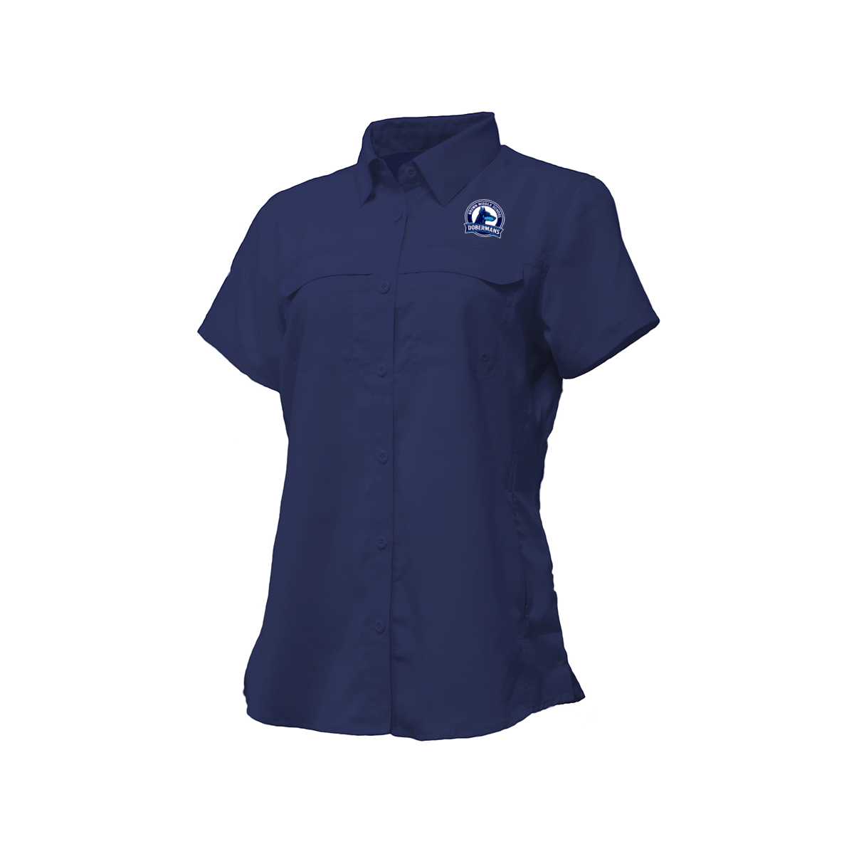 Brown Middle School - Women's Fishing Shirt - Navy