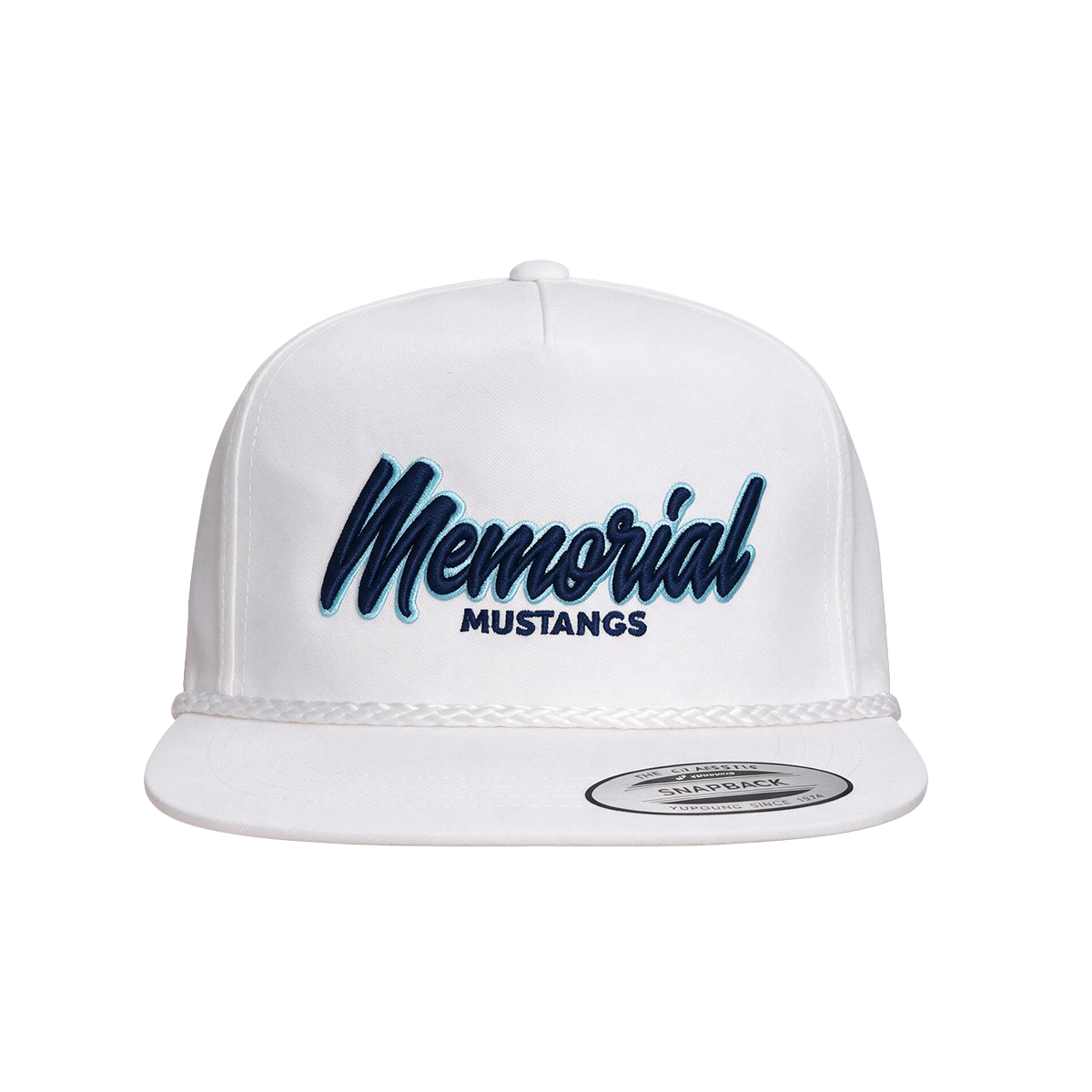 Memorial Mustangs Class of 2007 - Reunion Rope Cap - White