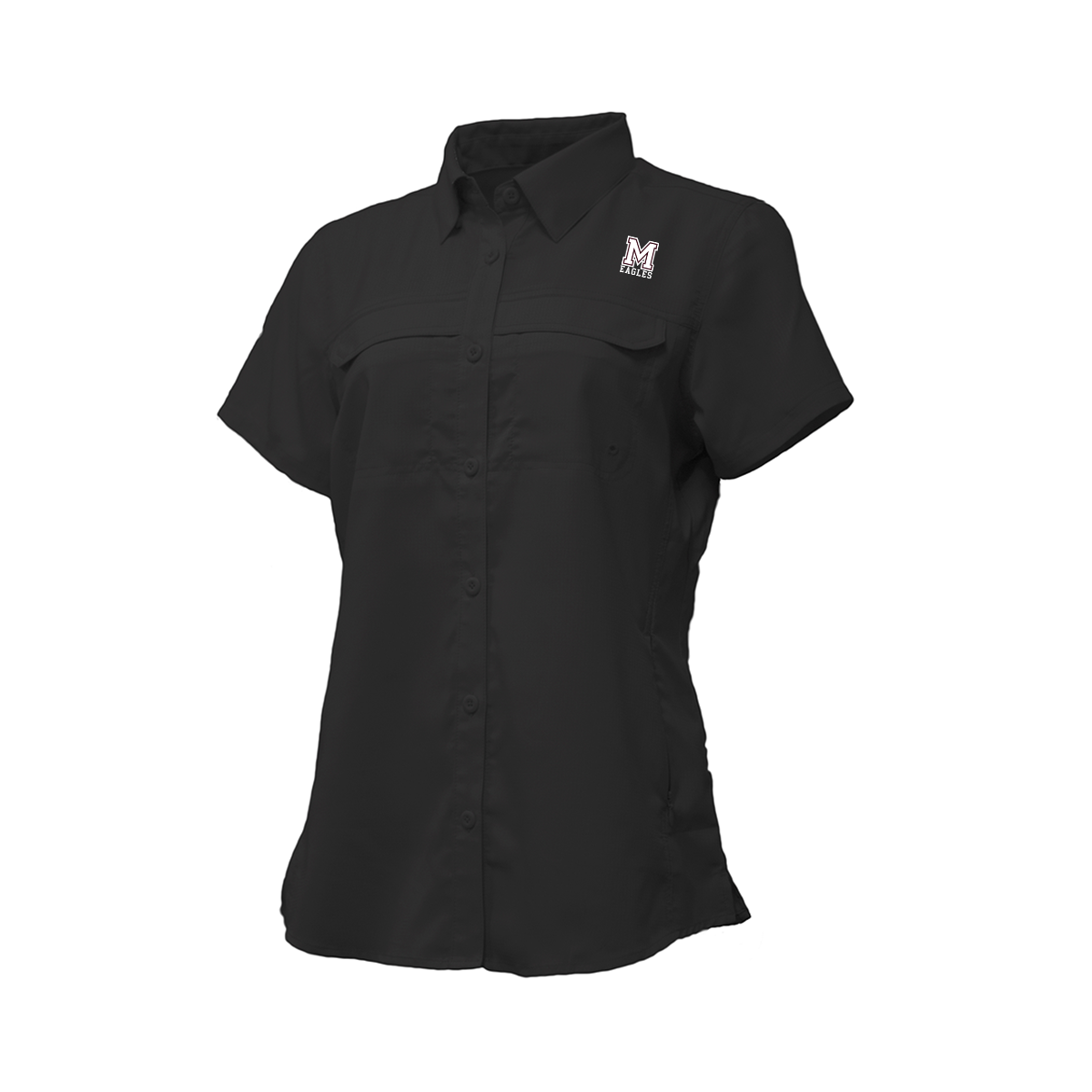 Mission Eagles Football - Embroidered M - Women's Fishing Shirt