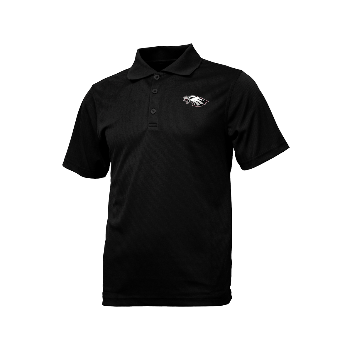 Mission Eagles Football - Embroidered Mascot - Men's Polo