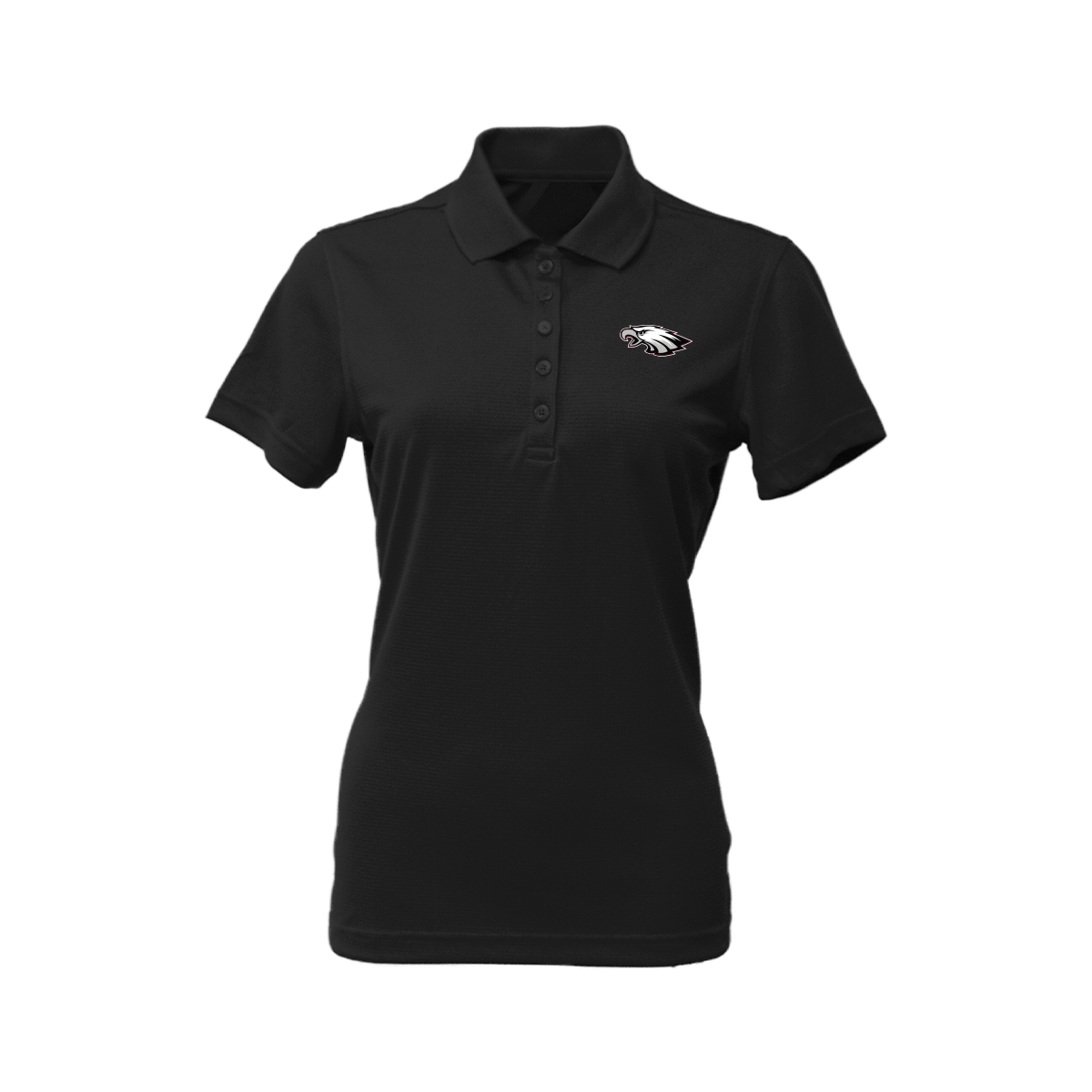 Mission Eagles Football - Embroidered Mascot - Women's Polo