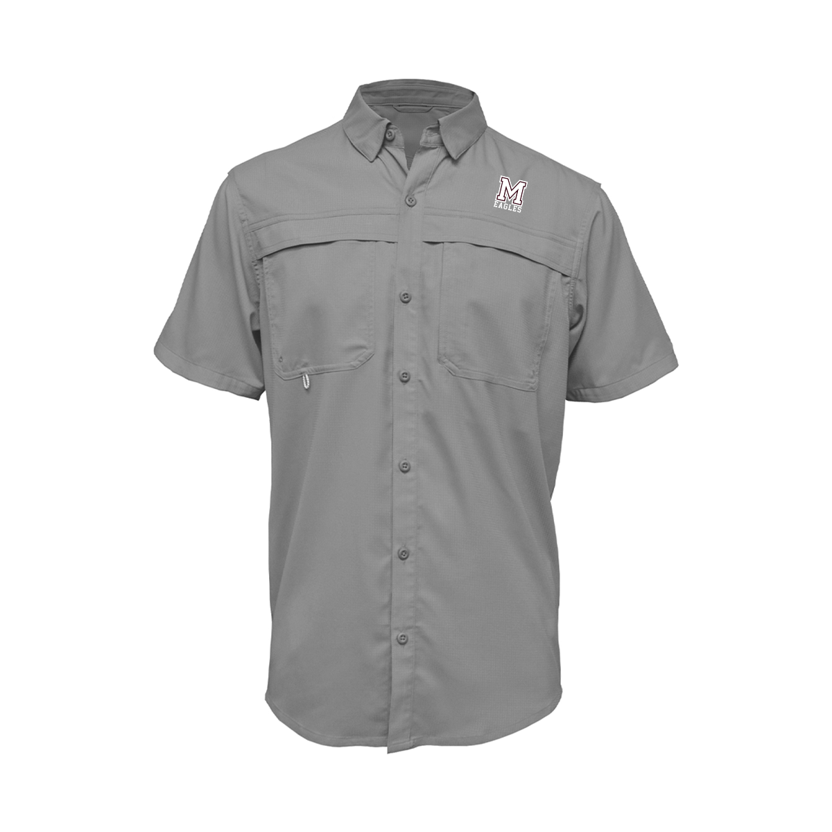 Mission Eagles Football - Embroidered M - Men's Fishing Shirt