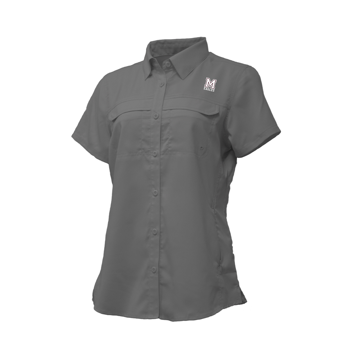 Mission Eagles Football - Embroidered M - Women's Fishing Shirt