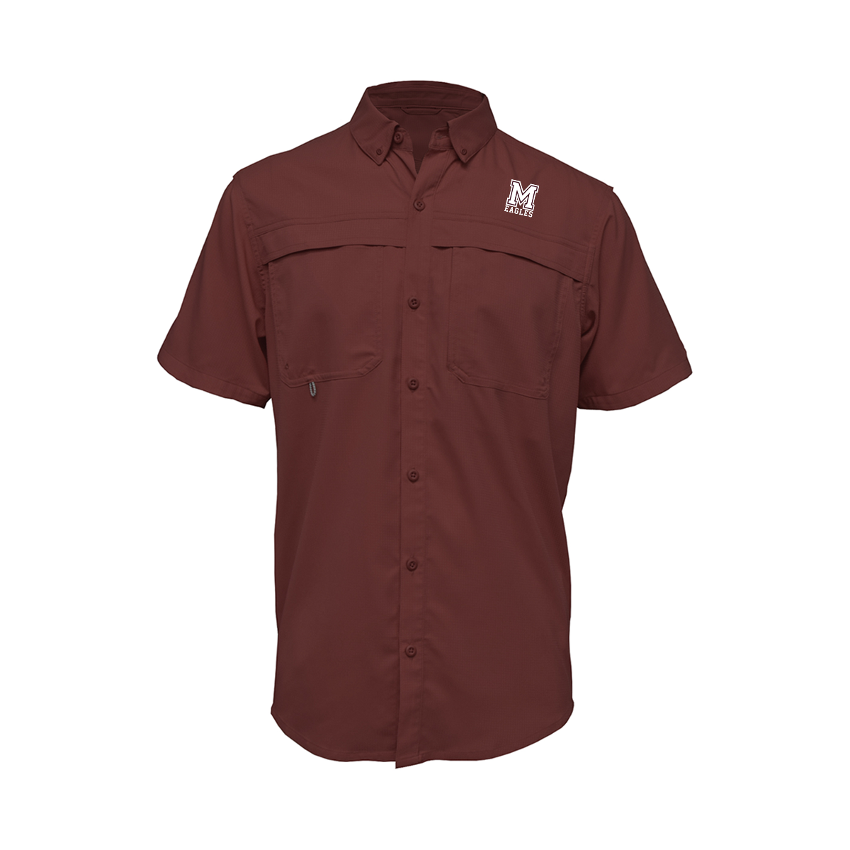 Mission Eagles Football - Embroidered M - Men's Fishing Shirt