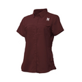 Mission Eagles Football - Embroidered M - Women's Fishing Shirt