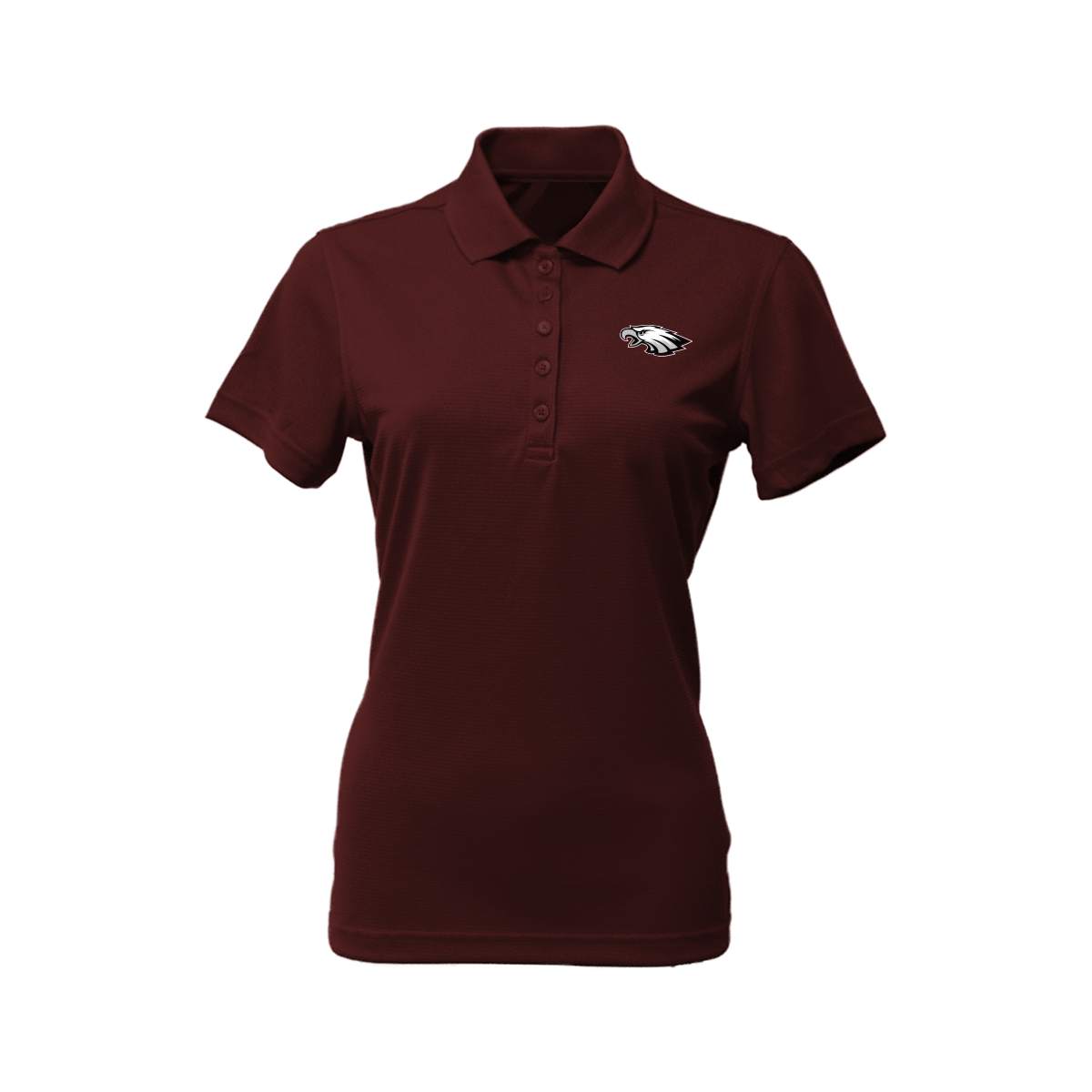 Mission Eagles Football - Embroidered Mascot - Women's Polo