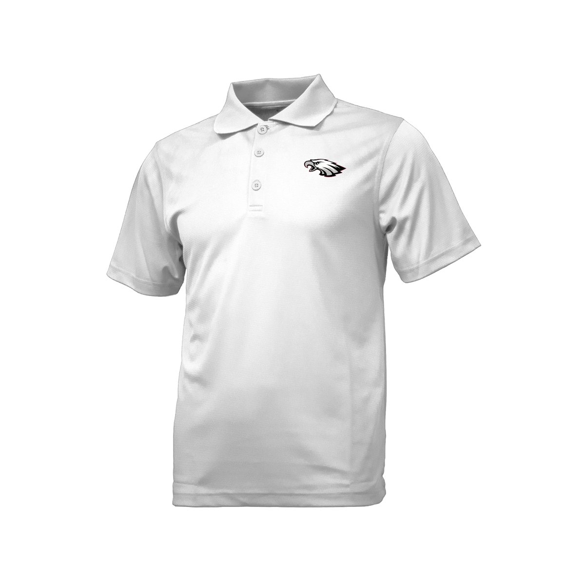 Mission Eagles Football - Embroidered Mascot - Men's Polo