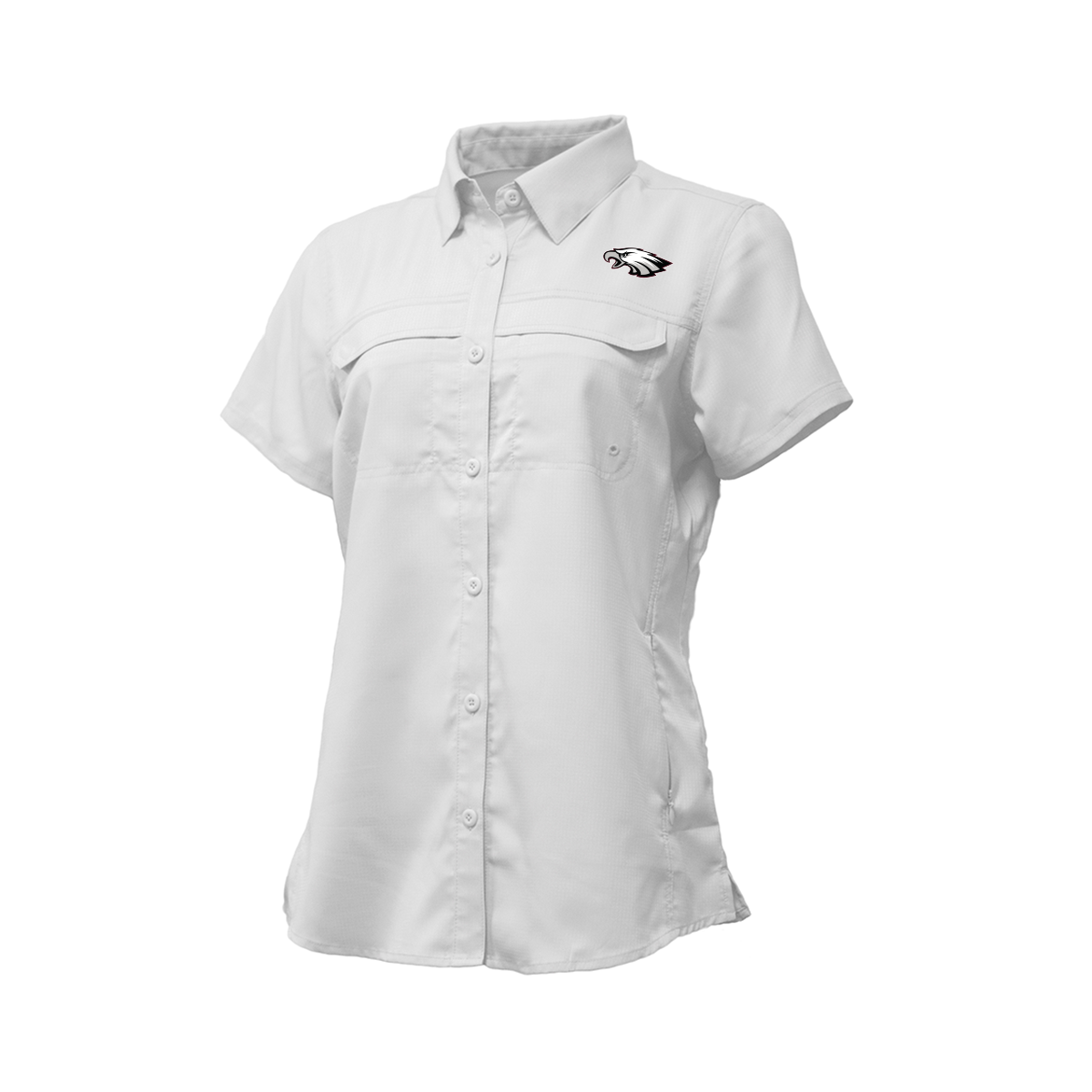 Mission Eagles Football - Embroidered Mascot - Women's Fishing Shirt