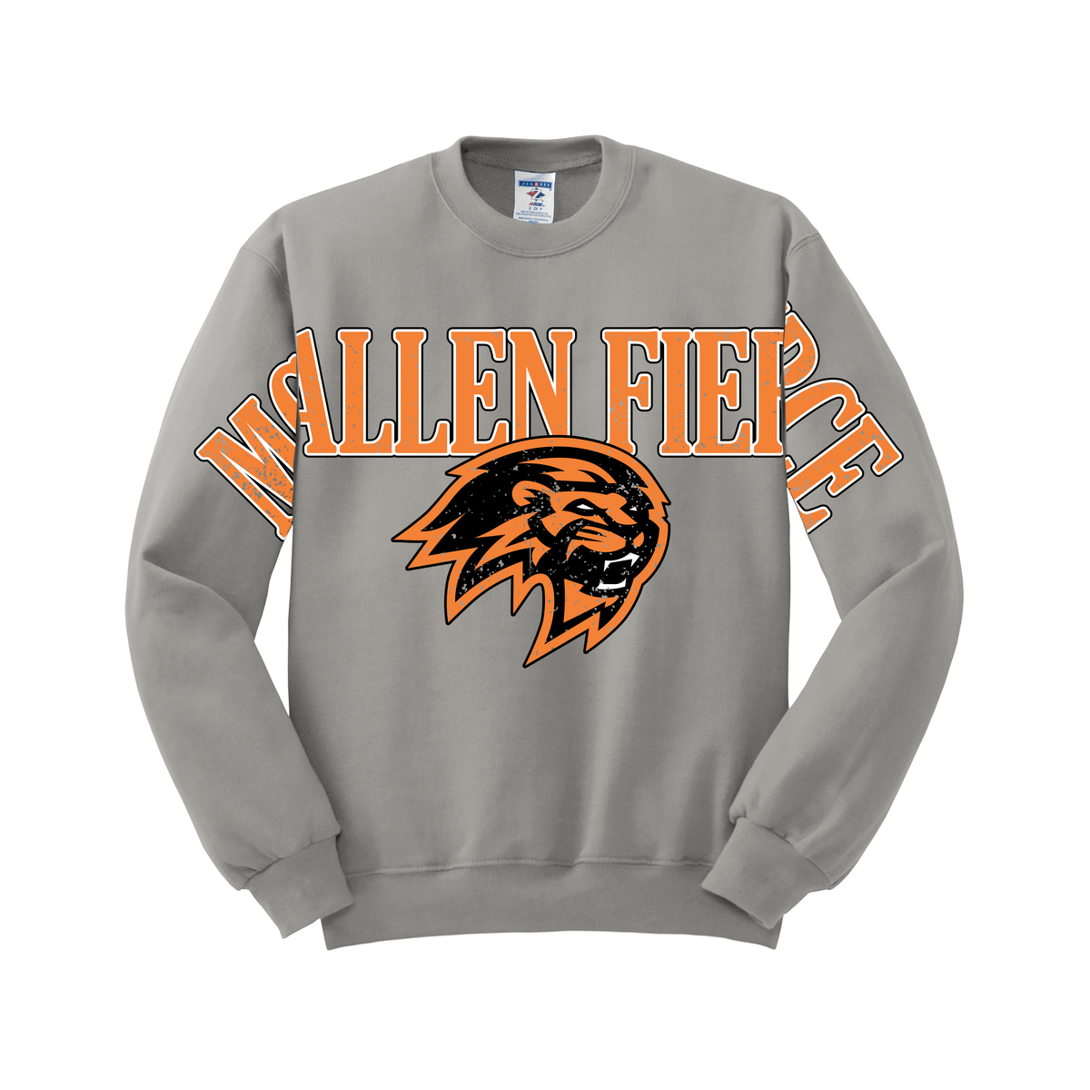 Fierce - Vintage Varsity - Crewneck - Grey