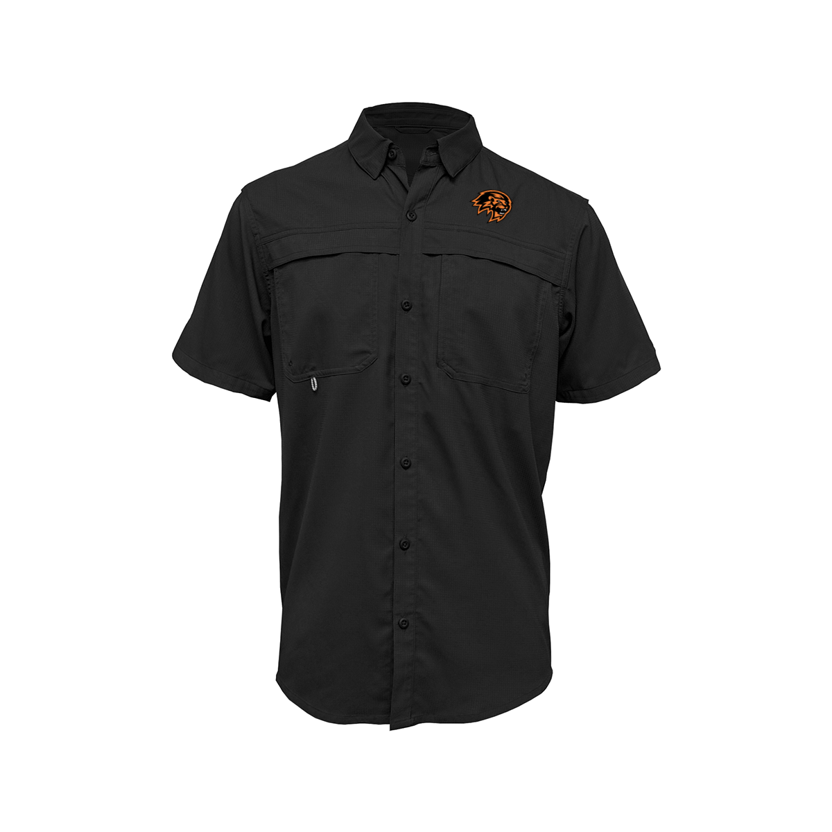 Fierce - Men's Fishing Shirt - Short Sleeve - Black
