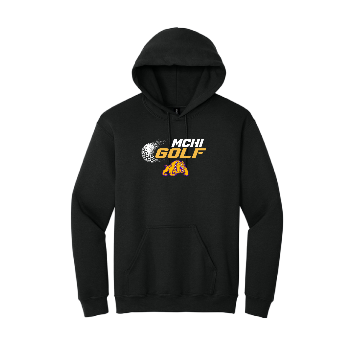 McAllen High Bulldogs Golf Pullover Hoodie – Black
