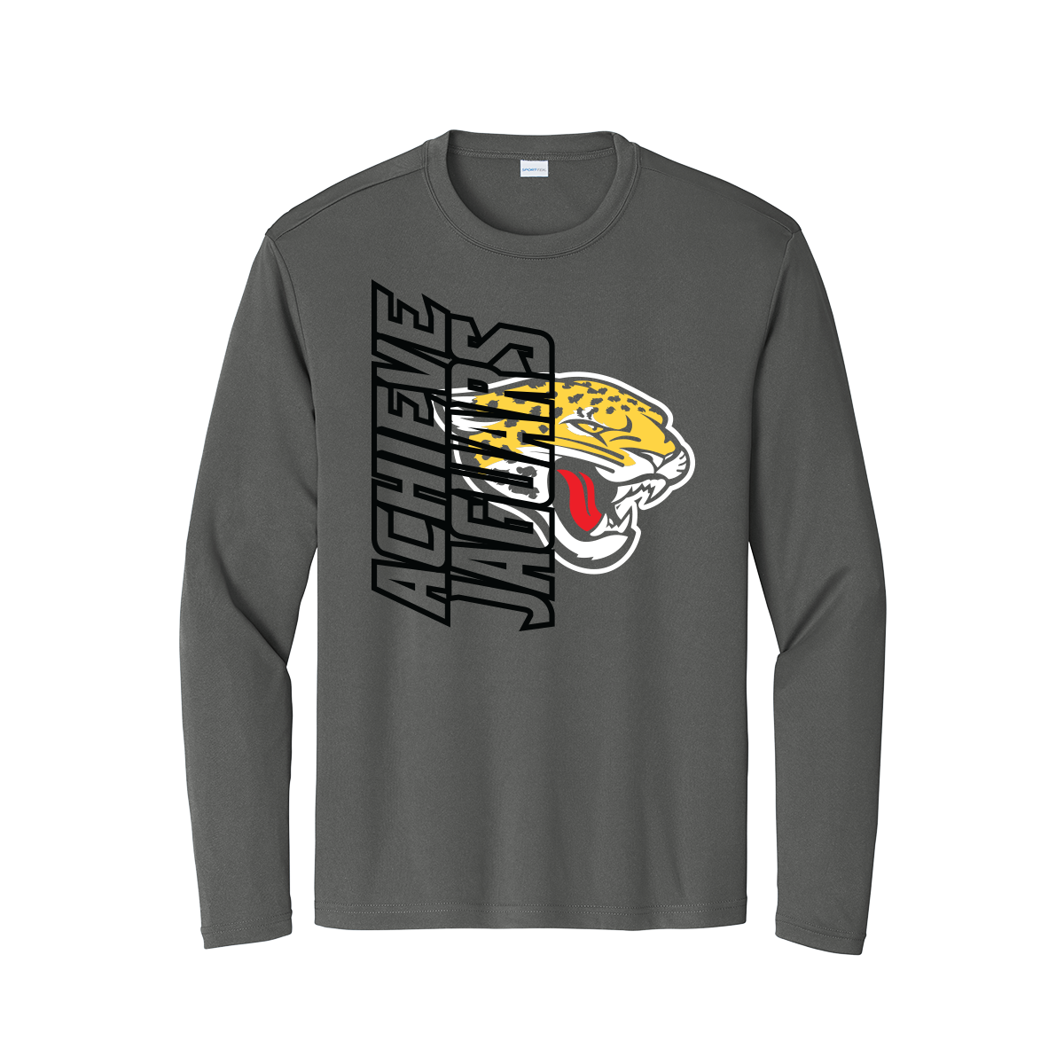 Achieve Early College 2026 - Mascot - Long Sleeve T-Shirt - Grey