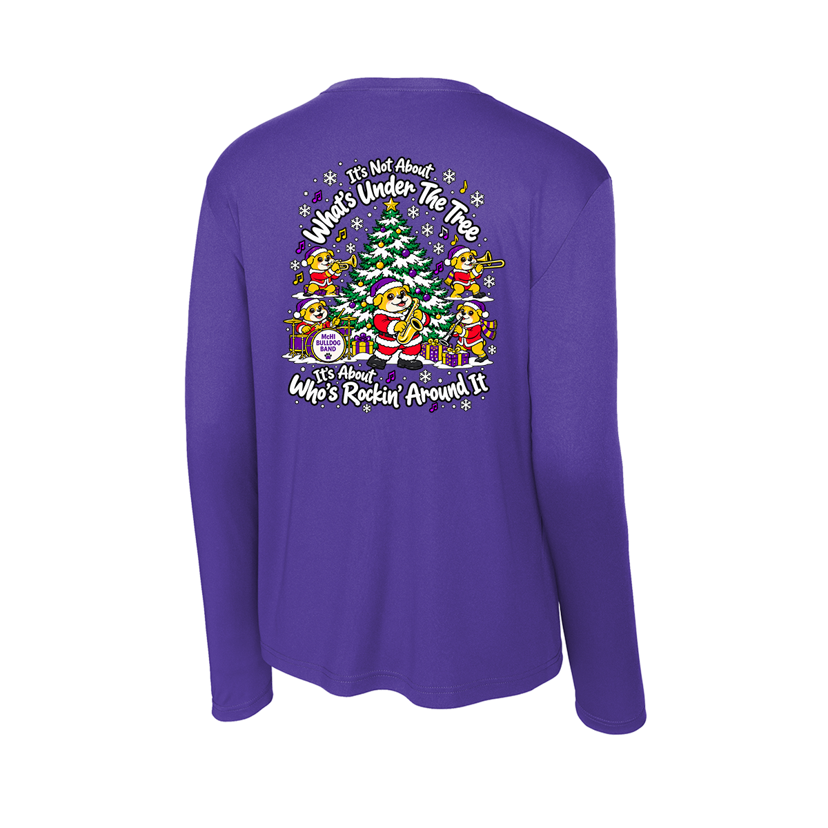 McHi Bulldogs Band - Long Sleeve - Purple