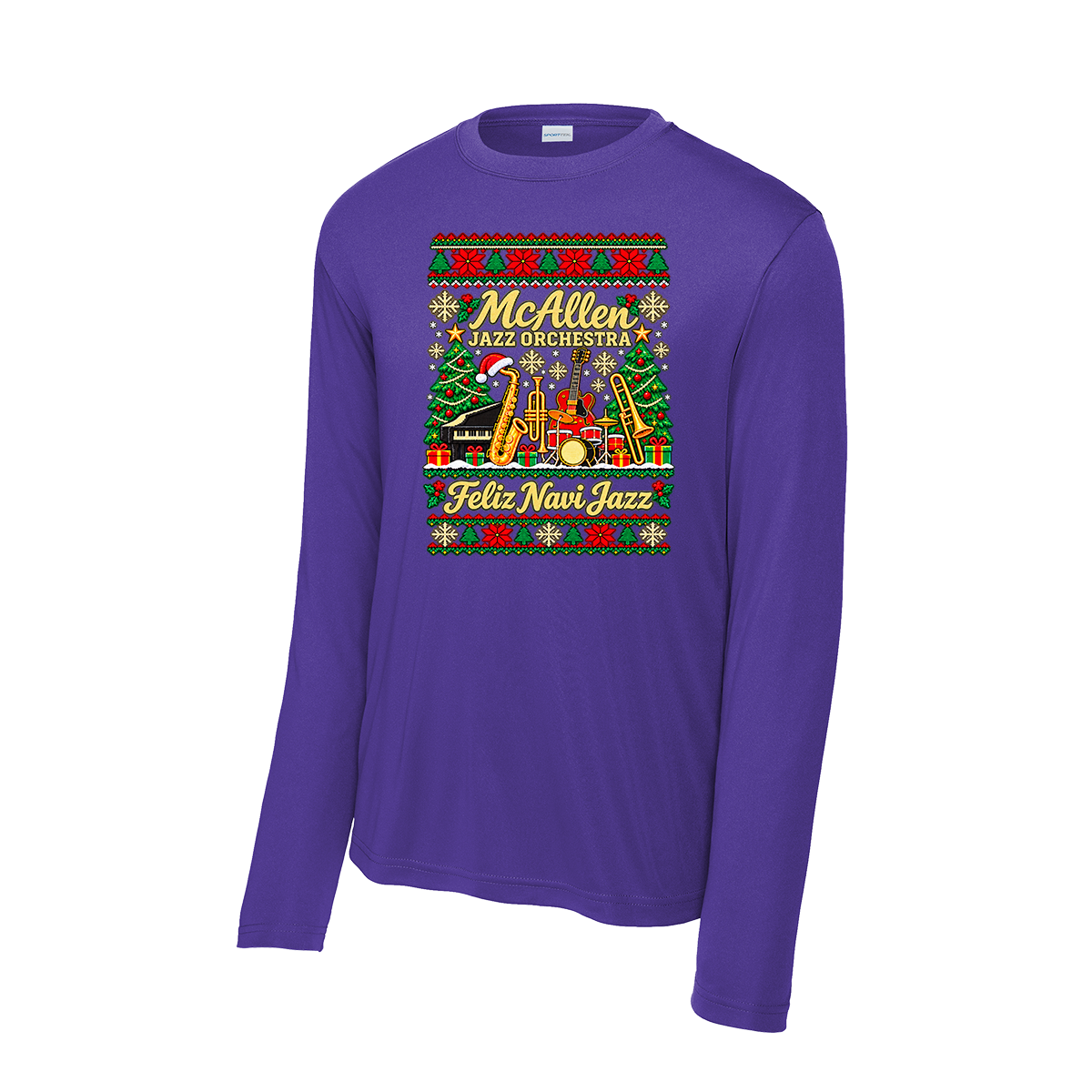 McHi Bulldogs Jazz Orchestra - Long Sleeve - Purple