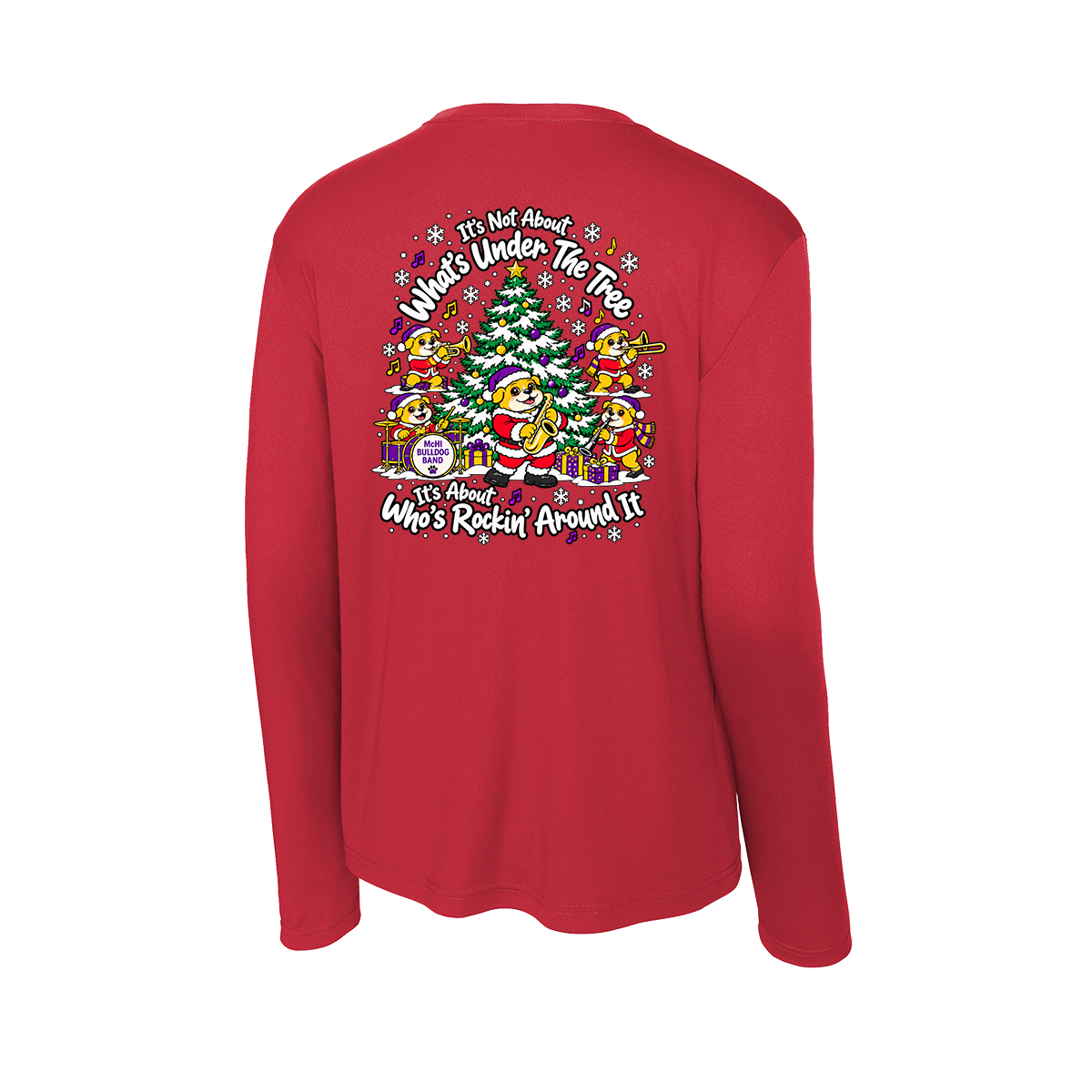 McHi Bulldogs Band - Long Sleeve - Red