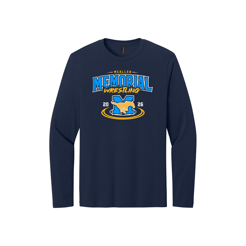 Memorial Wrestling - Cotton Fan Shirt - Long Sleeve