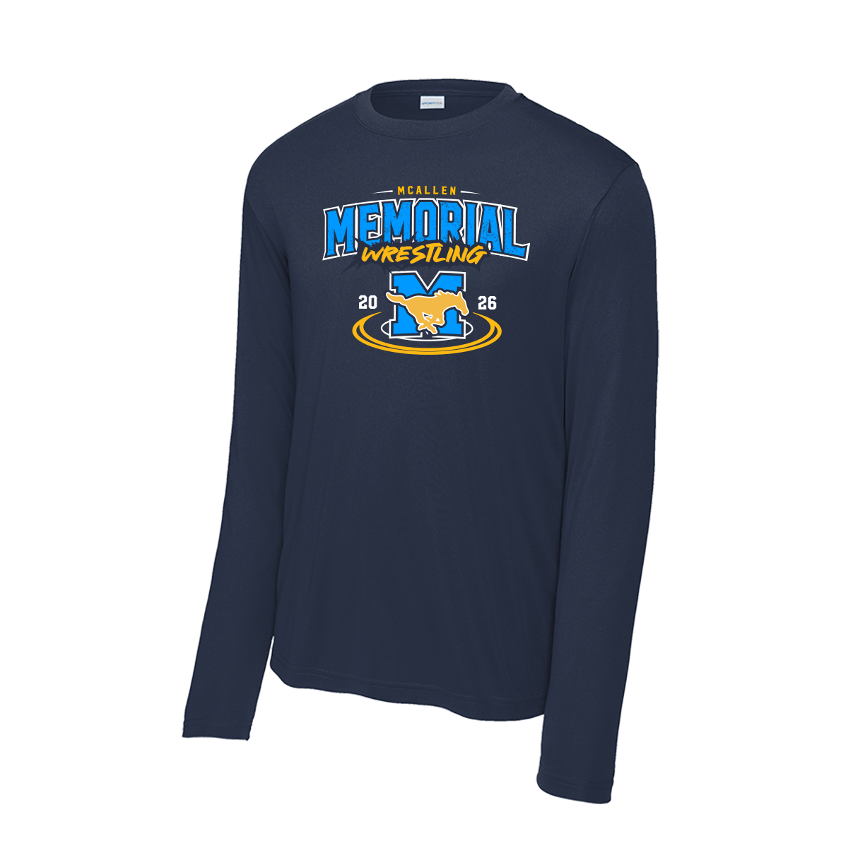 Memorial Wrestling - Dri-Fit Fan Shirt - Long Sleeve