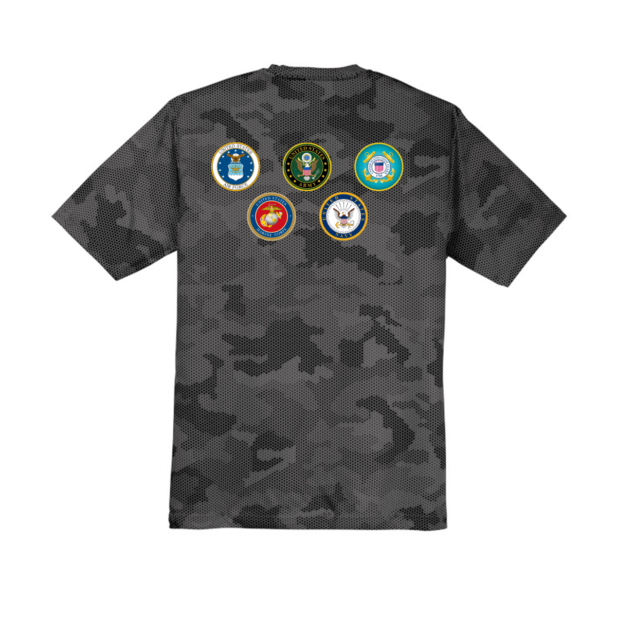 Sharyland Pioneer Volleyball - Dri-Fit Shirt - Grey Camo - Short Sleeve