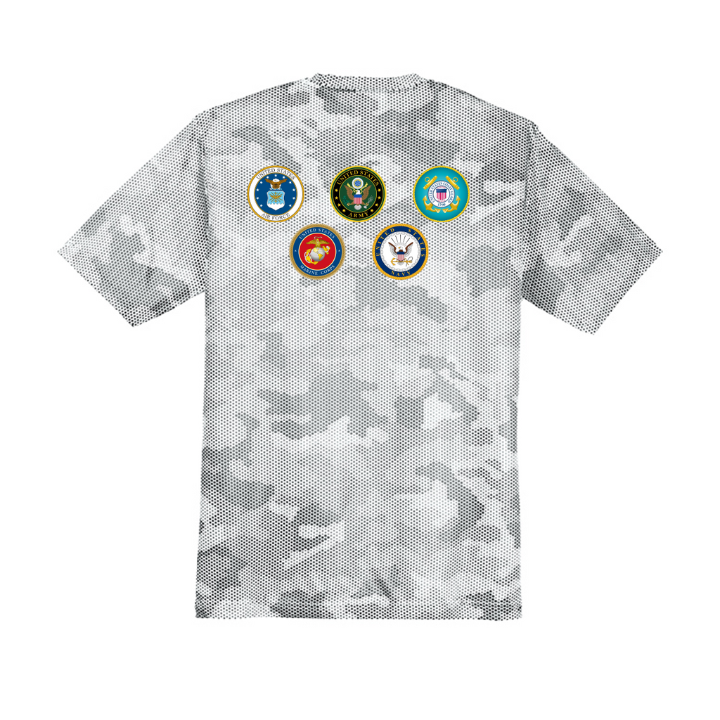 Sharyland Pioneer Volleyball - Dri-Fit Shirt - White Camo - Short Sleeve