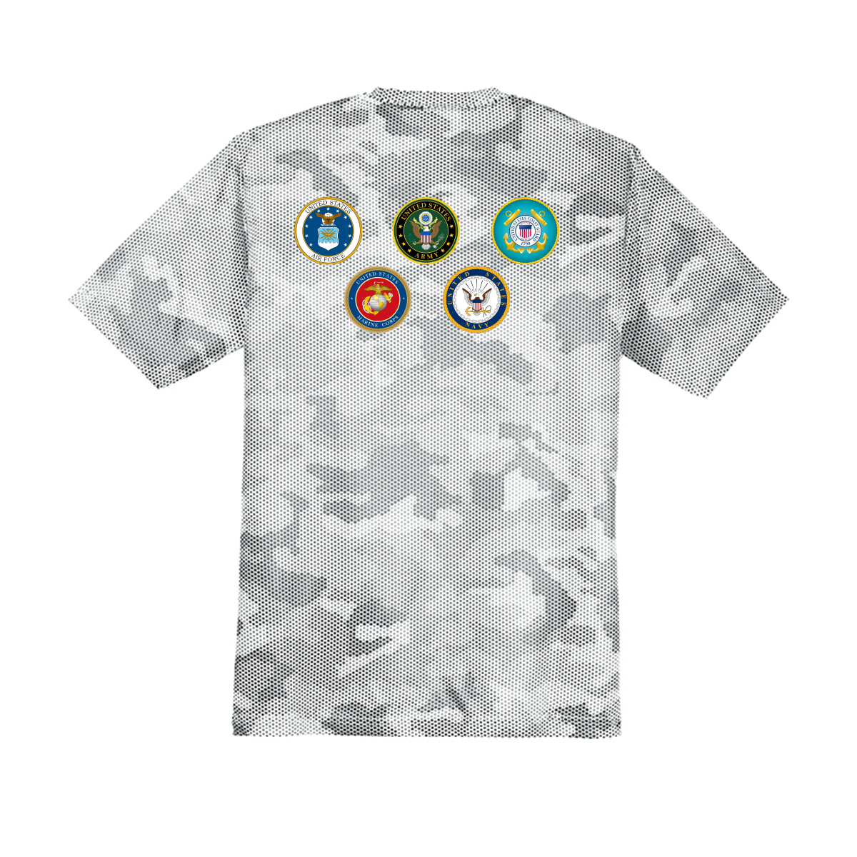 Sharyland Pioneer Volleyball - Dri-Fit Shirt - White Camo - Short Sleeve