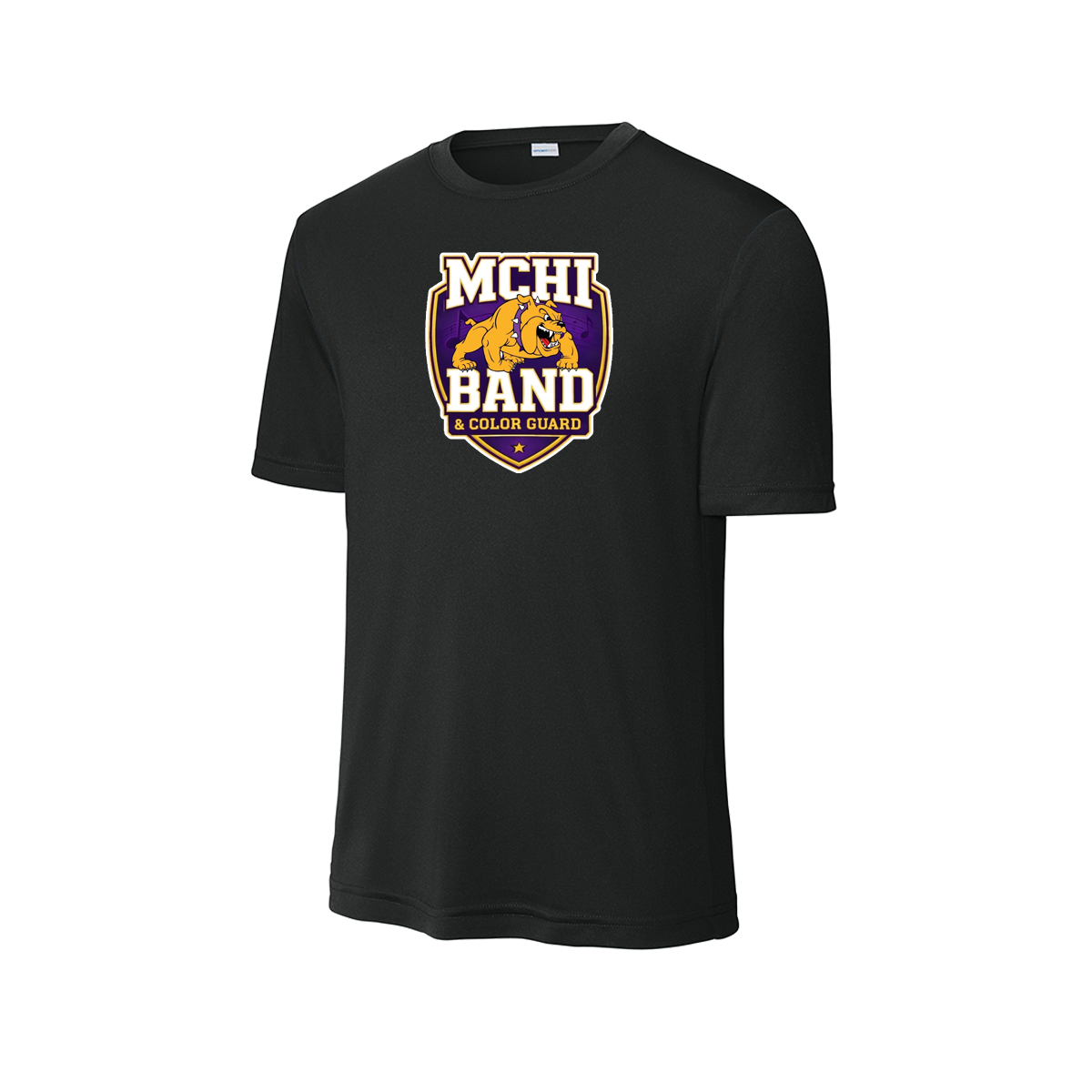 McHi Band and Color Guard  - Dri-Fit Shirt - Black - Short Sleeve