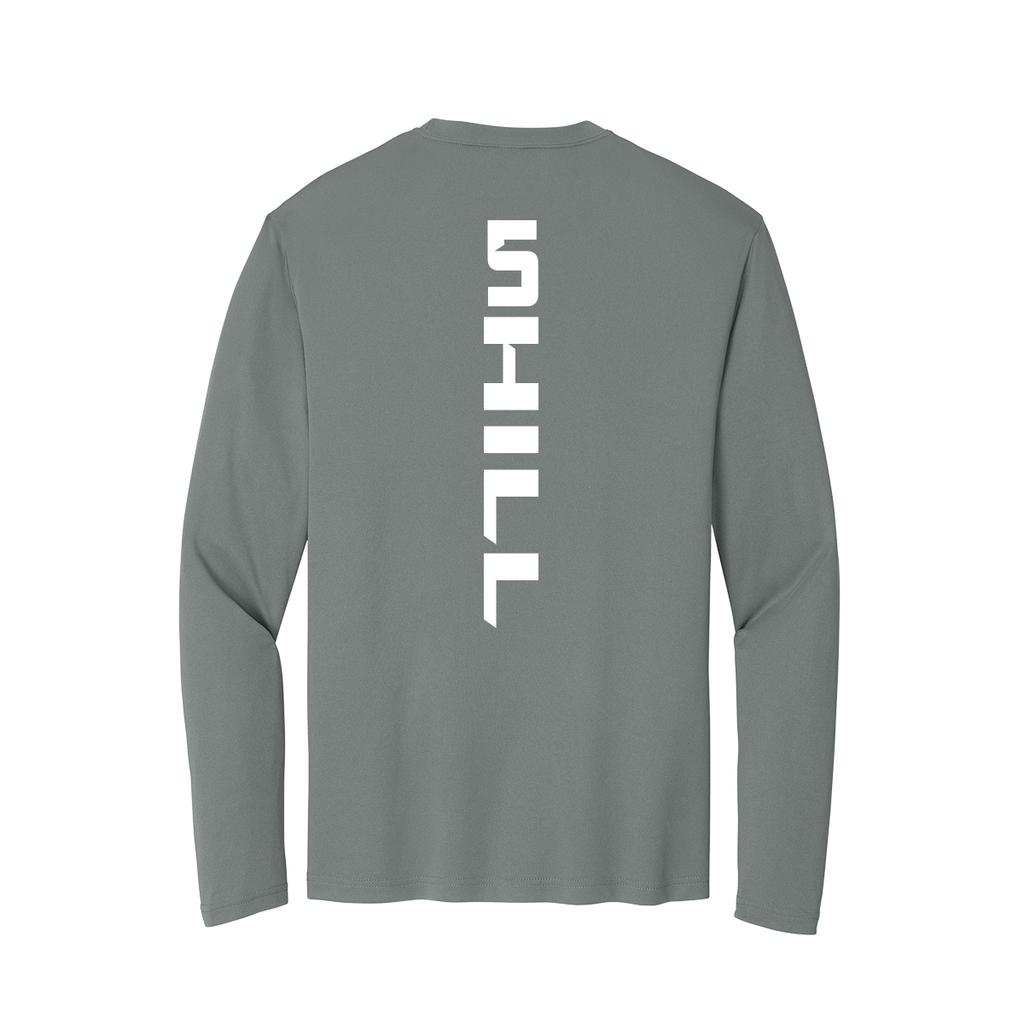 Sharyland Pioneer Volleyball - Dri-Fit Fan Shirt - Grey - Long Sleeve