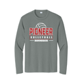 Sharyland Pioneer Volleyball - Dri-Fit Fan Shirt - Grey - Long Sleeve