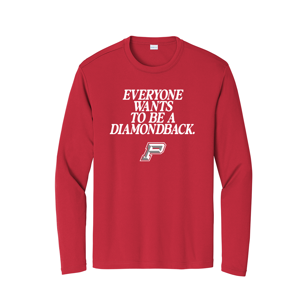 Sharyland Pioneer Volleyball - Title IX - Dri-Fit Shirt - Red - Long Sleeve