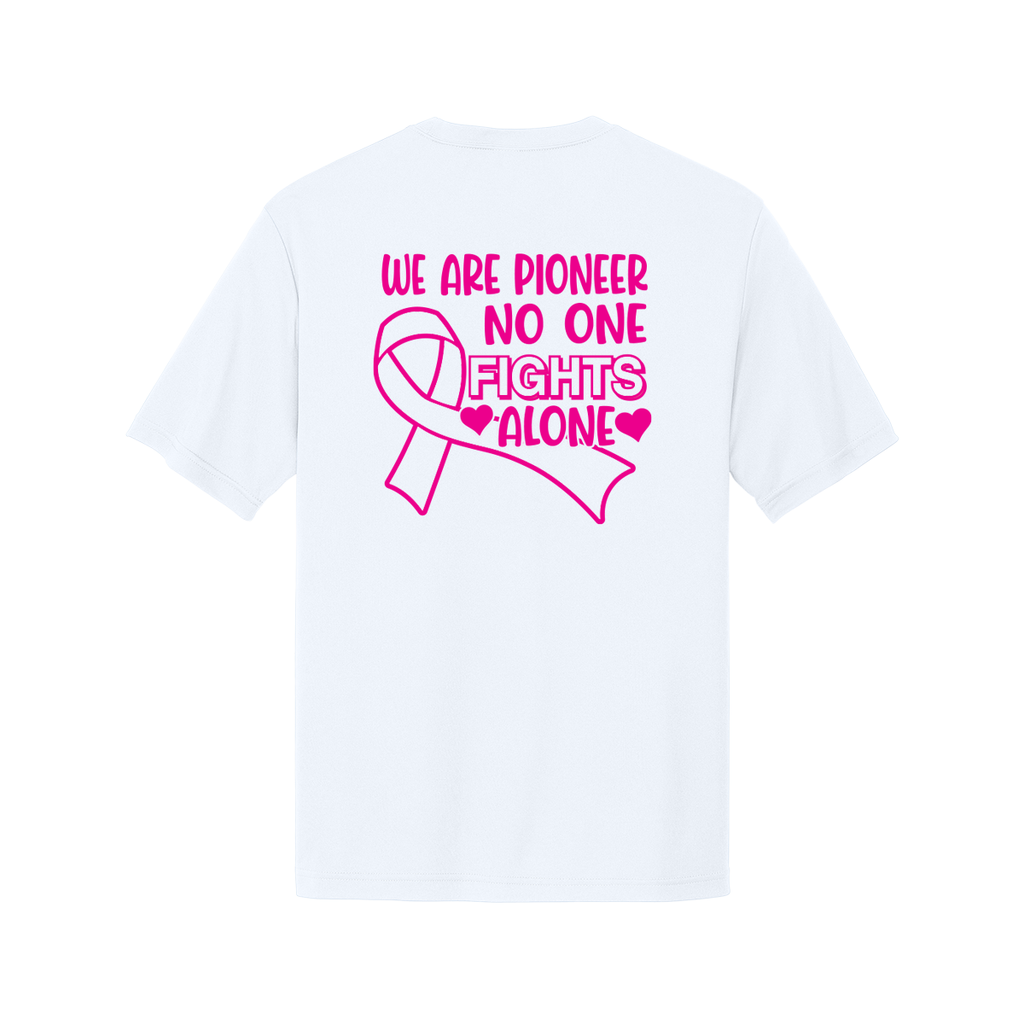 Sharyland Pioneer Volleyball - Breast Cancer Awareness - Dri-Fit Shirt - White
