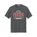 Sharyland Pioneer Volleyball - Dri-Fit Fan Shirt - Grey - Short Sleeve