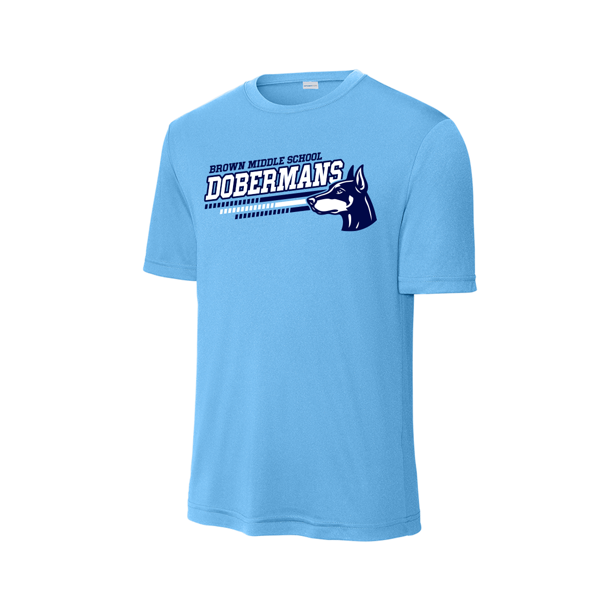 Brown Middle School - Dobermans Dash - Columbia Shirt