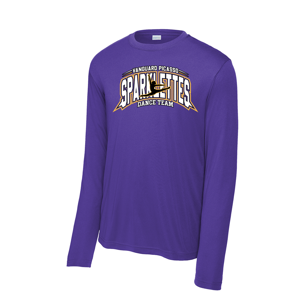 Vanguard Picasso Sparklettes - Fan Shirt  - Long Sleeve - Purple