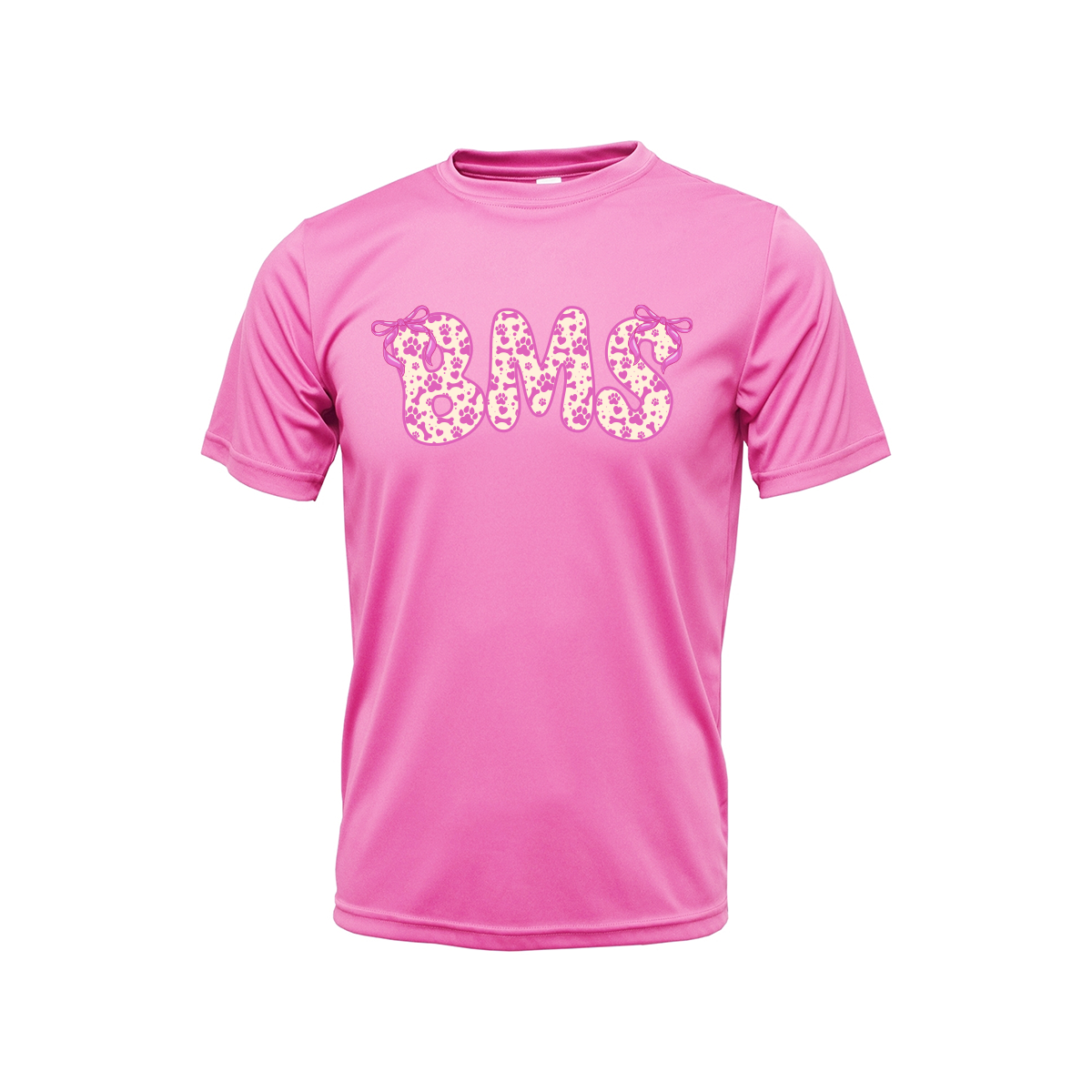 Brown Middle School - BMS - Pink Shirt